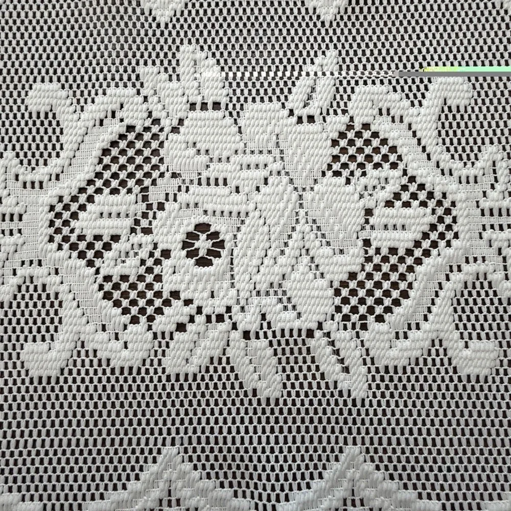 Vintage Ivory Lace Placemats Set Of 9 Floral Filet Lace Cottagecore Farmhouse